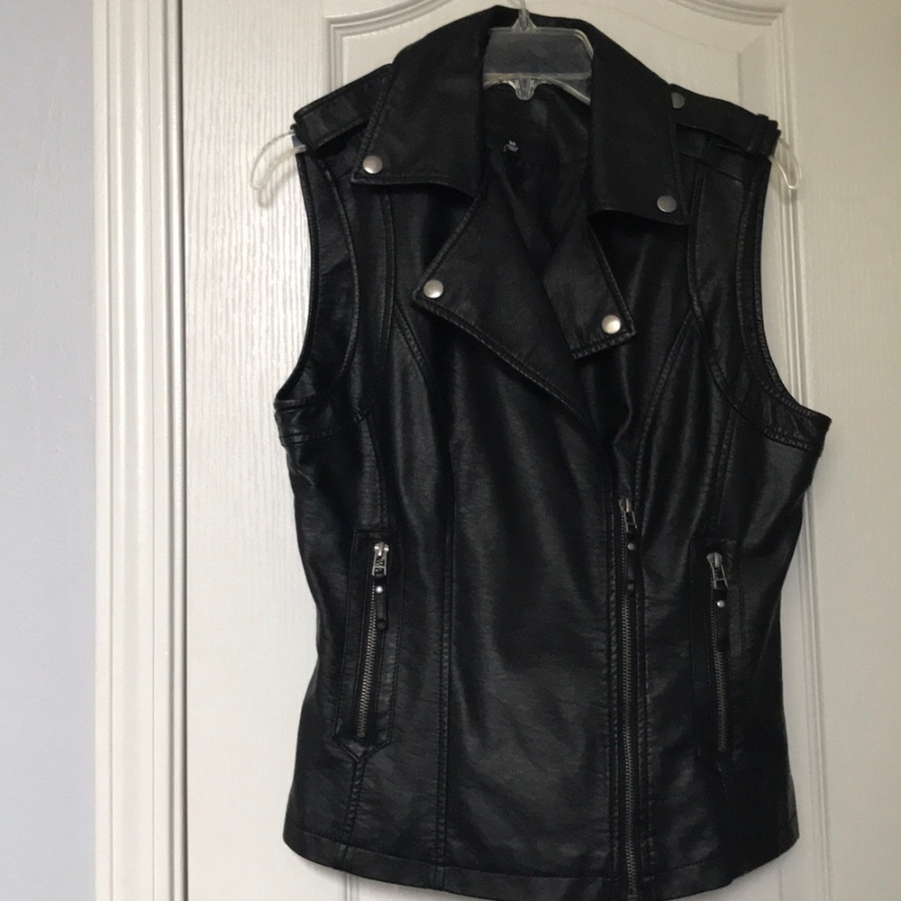 Max edition motorcycle black vest sz M